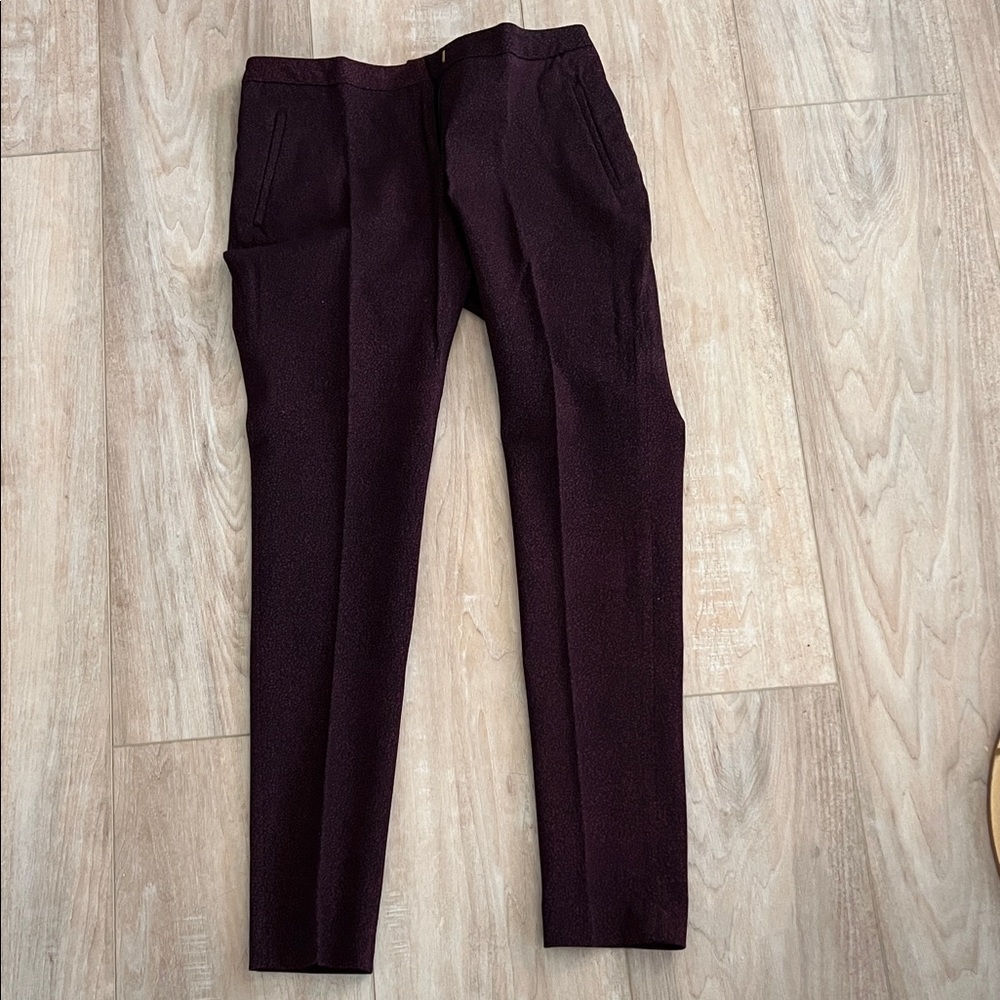 H&M women's Dark Burgundy Dress Pants